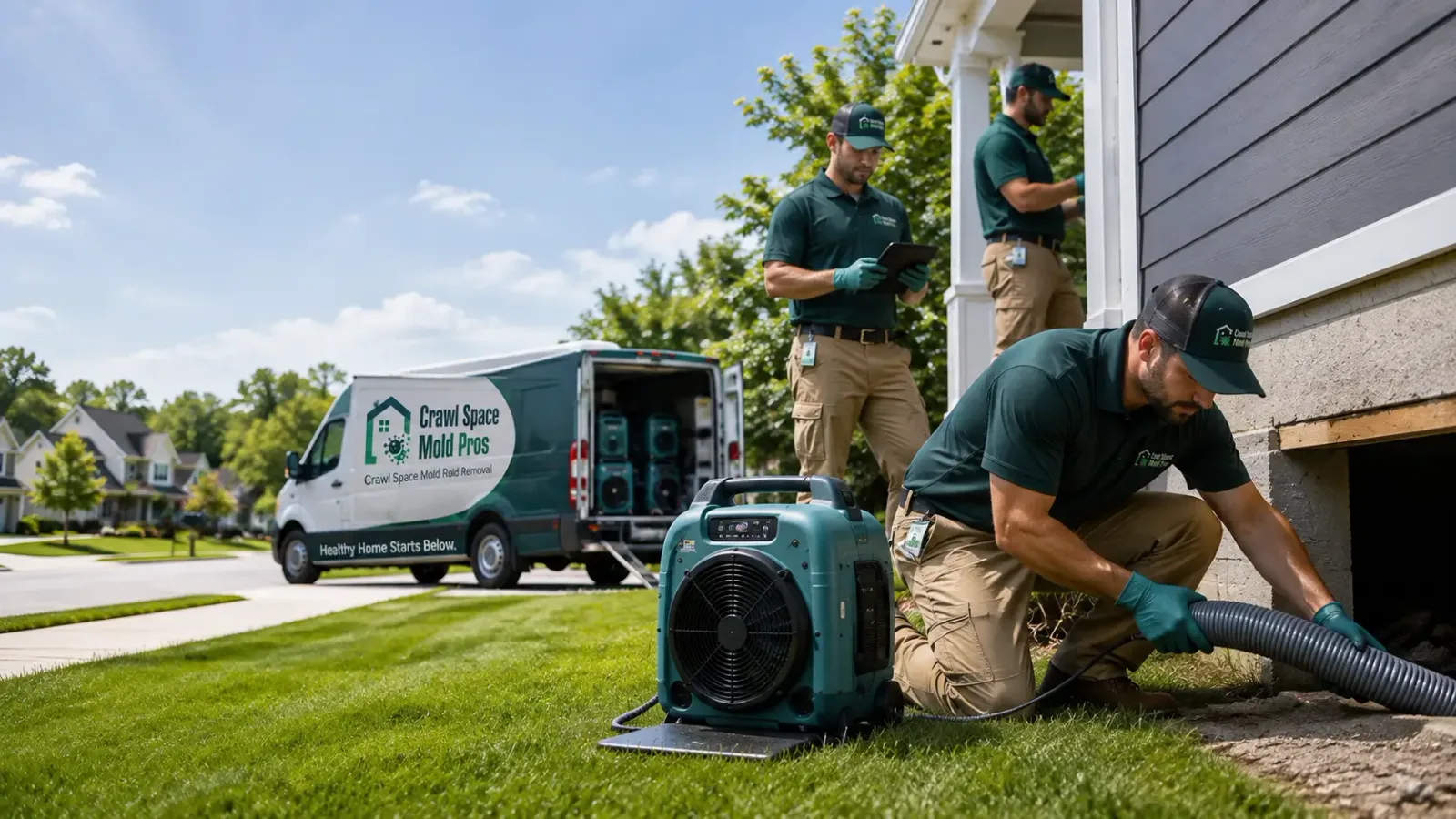 Crawl Space Mold Removal in Bee, VA